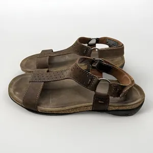 Keen‎ Kaci Ana Womens Brown Leather T-Strap Comfort Sandals Size 7.5 EU 38 thumbnail 2