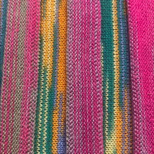 Anthropologie Daily Practice Cheap Shot Multicolor Rainbow Sweater Dress SMALL thumbnail 3