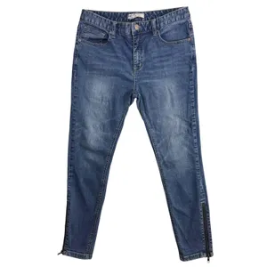 Free People 28 Skinny Jeans Jet Pocket‎ Zip Low Rise Ankle Casual Work Office thumbnail 2