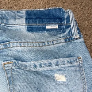 Mother Superior Tomcat Distressed High Rise Jeans The‎ Confession Light Blue 28 thumbnail 10