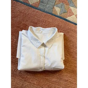 Maurices White Button Down Shirt Size L Long Sleeve Pocket thumbnail 9