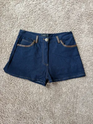 VICI Leather trim shorts thumbnail 4