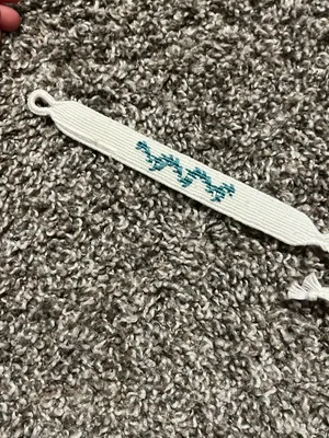 Handmade wave bracelet White thumbnail 2