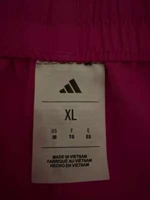 Adidas Youth Hot Pink 3-Stripe Shorts-Size XL (16) Youth/XS Adults thumbnail 3