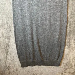 One Grey‎ Day Cotton Merino Wool Blend Mock Neck Dress Sleeveless Grey Size XS thumbnail 3