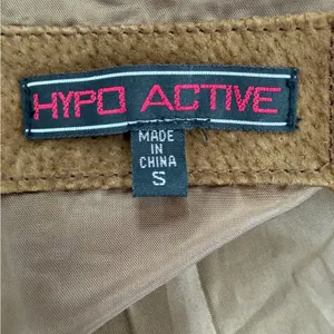 Vintage Hypo Active Light Brown Suede Leather Jacket Blazer Button Front thumbnail 8