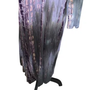 Coin 1804 Tye Dye Long Hooded Cardigan Boho Hippie Nostalgia Pockets thumbnail 3