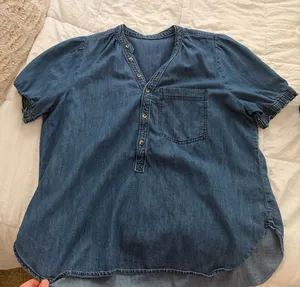 J.Crew Denim Blouse thumbnail 1