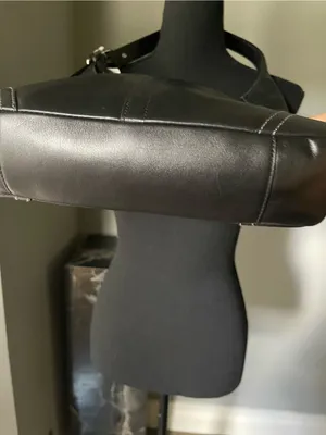 Coach Hobo Classic Black Leather Shoulder Bag - NWT thumbnail 3