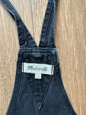 Madewell Black Overalls Denim thumbnail 2