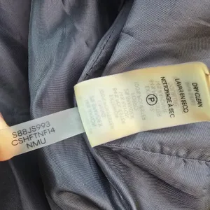 Calvin Klein‎ Womens Grey Glen Plaid Double Breasted Belted Trench Coat Size 10 thumbnail 7