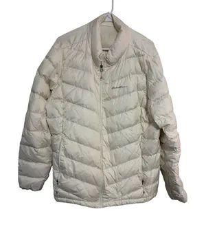 Eddie Bauer Puffer Jacket EB650 White Down Insulated Quilted Gorpcore L thumbnail 1