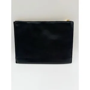 Dolce & Gabbana Beauty Pouch Clutch Logo Makeup Bag Women's Black Gold New thumbnail 4
