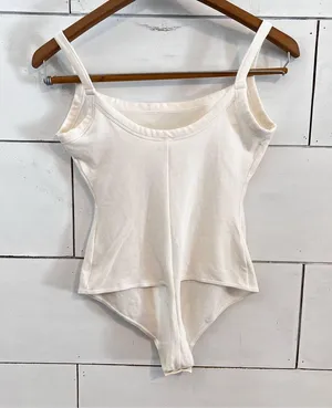 Skims Cotton Jersey Scoop Neck Bodysuit. Size Small. New Without Tags. thumbnail 7