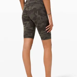 Lululemon Align Super High‎ Rise Short 10" Sz 6 Incognito Camo Multi Gator Green thumbnail 3