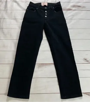 Revice Black Button Fly Jeans thumbnail 1