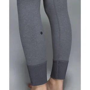 Lululemon Ebb To Street Leggings Size 6 Gray Seamless Medium Rise Pant Gorp‎ Gym thumbnail 2