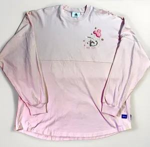 Disney World Walt Disney 50th Anniversary Spirit Oversize long Sleeve Shirt Pink XL thumbnail 1