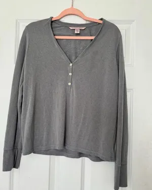 Victorias Secret Grey Loungewear Sweater thumbnail 6