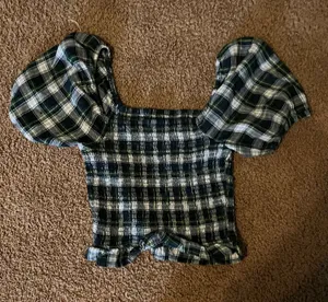 American eagle plaid top thumbnail 1