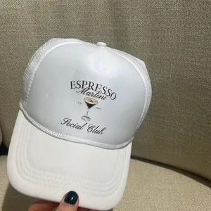 Espresso martini social club white trucker hat NEW thumbnail 5