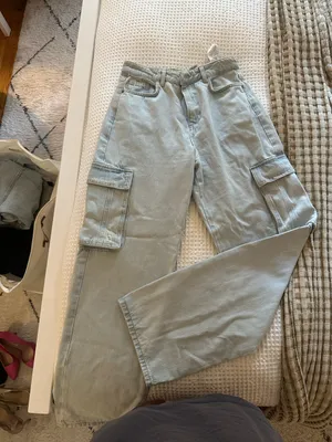 ZARA Baggy Cargo Jeans thumbnail 1