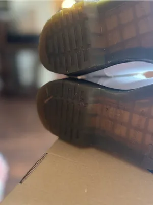 Dr. Martens White‎ Leather Chelsea Boots. Some scratches but soles are perfect. thumbnail 7