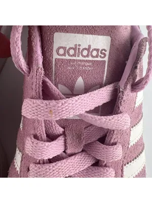 Adidas Campus Mens 5 Womens 6 00s Pink and White Suede Low Top Sneakers thumbnail 7