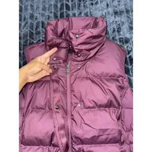 Athleta Women's Quilted Full Zip Downtown Vest Plum Size Medium thumbnail 2