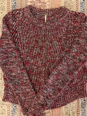 Free People sweater red/pink thumbnail 1