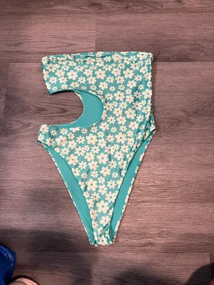 One Piece Blue Floral thumbnail 2