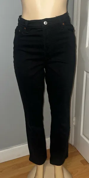 Abercrombie & Fitch Black Ultra High Rise Pants thumbnail 1