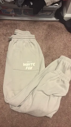 White Fox Sweat Set Boutique Matching thumbnail 3