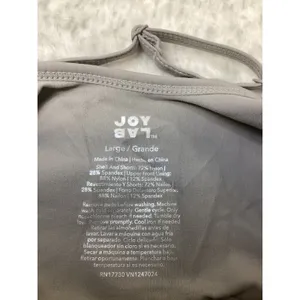 JoyLab Womens Active Dress Glazed Granite Grey Built In Bra and Shorts Large NEW thumbnail 5