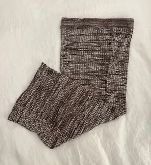 Cable Knit Sweater Skirt Brown Size M thumbnail 1