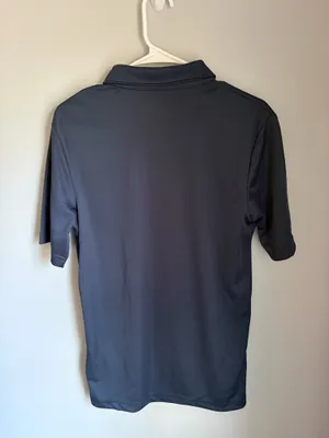NFL Team Apparel NFL Men’s Bears Navy Polo with Orange Chest Panel thumbnail 3