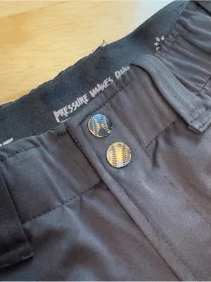 RIP-IT Pressure Waves Diamonds Black Softball Pants Women’s Small Jogger Uniform thumbnail 8