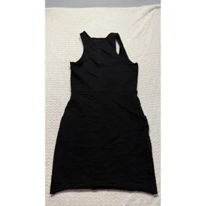 Nation LTD Womens Black Henley Snap Tank Dress Racerback Pockets XS thumbnail 3