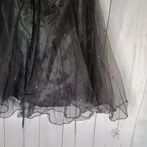 For your special day black strapless sequin mini dress thumbnail 10