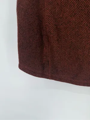 Athleta Stroll Fleece Moto Vest size‎ xs Rust Orange thumbnail 7