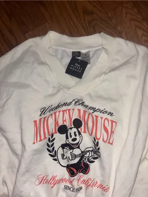 Mickey Mouse Weekend Champions Sweatshirt size medium size new with tags thumbnail 2