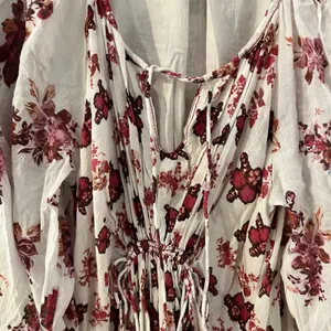 Free People Womens Dress Sz M Pink Camella Mini Floral Cottagecore‎ Prairie Boho thumbnail 6