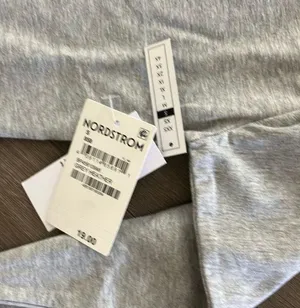 BP Grey Long Sleeved Crop Top thumbnail 6