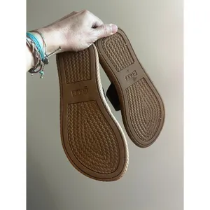 Reef Cushion Bounce Vista Thong Sandals 6 Brown Coastal Beach Slides Boho Chic thumbnail 8