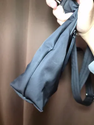 Longchamp Black Nylon Shoulder Bag Adjustable Crossbody Purse thumbnail 8
