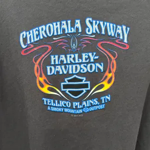 Harley Davidson Womens 3X Colorful Logo Graphic Tee Biker Grunge Motorycle thumbnail 5