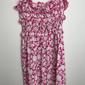 Saylor Denise Tiered Pink Floral Maxi Womens Dress Small thumbnail 7