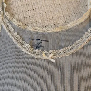 Brandy Melville Light Blue Camisole with Lace Trim thumbnail 2