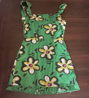 Retro Floral Dress thumbnail 1