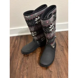 NEW Lacrosse Waterproof Winter Boots Women's Size 8 Myrick Snowflake 14" Boot thumbnail 3